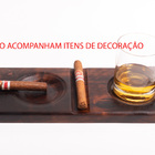 Cinzeiro Para Charuto Madeira De Lei Premium