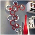 Círculos Decoração De Ambientes Mdf 3d  Duas Cores 20 Peças V