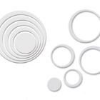 Círculos Decoração De Ambientes Mdf 3d  Duas Cores 20 Peças V