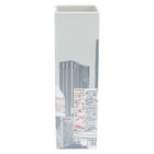 Città Vaso Decorativo Enfeite 45x14x14cm Dolomita Cinza