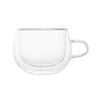 Cj 2 Xícaras P/ Café E Chá 240ml Borossilicato Parede Dupla -