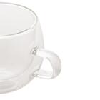 Cj 2 Xícaras P/ Café E Chá 240ml Borossilicato Parede Dupla -