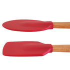 Cj 2pc Espatulas Bambu/silicone Sanremo