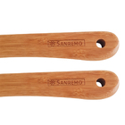 Cj 2pc Espatulas Bambu/silicone Sanremo