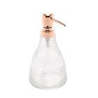 Cj 3pc P/banheiro De Vidro Sodo-calcico Elegant Rose Dourado