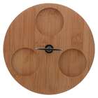 Cj Bandeja De Bambu C/molheiras E Colheres