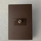 Cj Coaxial (antena) Hor. 4x2 - Recta Chocolate Satin Fosco