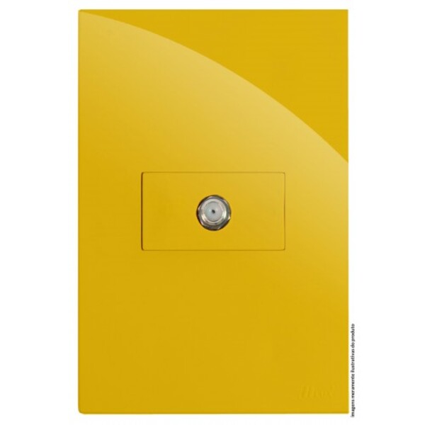 Cj Coaxial Horizontal 4x2 - Recta Mostarda Gloss  - Brg11389-
