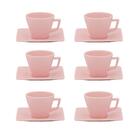 Cj De 6 Xíc Grandes 200 Ml Com Pires Quartier Tutti Frutti