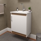 Cj Economica 50 Branco/carvalho