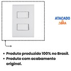 Cj Interruptor Duplo Simples 4x2  - Tramontina Liz - Tlz57170