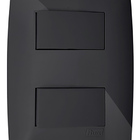 Cj Interruptor Duplo Simples Blux Home Grafite - Bhm10486-8gf