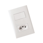 Cj Interruptor Paralelo + Tomada 10a 4x2  - Tramontina Liz -