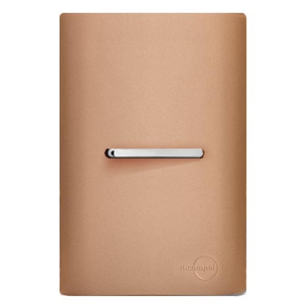 Cj Interruptor Paralelo Horizontal Com Suporte 4x2 - Dicompel