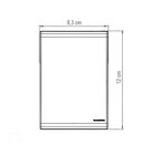 Cj Interruptor Pulsador De Campainha Vertical 4x2  - Tramonti