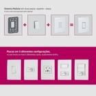 Cj Interruptor Simples + Tomada 20a 4x2  - Tramontina Liz - T