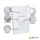 Cj Interruptor Simples Horizontal - Enerbras Dubai - 5406-es