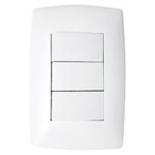 Cj Interruptor Triplo (1 Simples + 2 Paralelo) - Blux Home Br