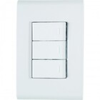 Cj Interruptor Triplo Simples 4x2  - Tramontina Liz - Tlz5717