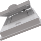 Cj Tecla Simples + Tomada 10a - Blux Bl'acqua - Bba10852-9br