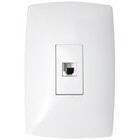 Cj Telefone Rj11 2 Fios - Blux Home Branca 4x2 10476-0