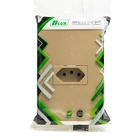 Cj Tomada 10a Horizontal 4x2 - Recta Areia Gloss - Brg11175-9