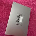 Cj Tomada 10a Vertical 4x2  Recta Prata Gloss - Brg11152-1pt