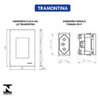 Cj Tomada 20a Horizontal 4x2  - Tramontina Liz - 57170/013