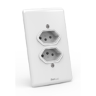 Cj Tomada Dupla 10a 4x2  - Enerbras Artis - Eart127-en