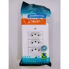 Cj Tomada Tripla 10a 4x2 - Tramontina Lux2 - Tlx57145/076br