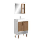 Cj Verona 60 Br/carvalho C/pes