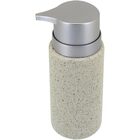 Clássico Porta Sabonete Liquido 16x8x6cm 260ml Cerâmica Bege