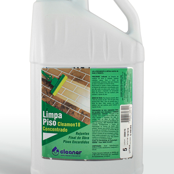 Cleamon 18 Concentrado - Limpa Piso - Cleaner - 5l