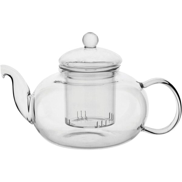 Clear Chaleira 12x13x21cm 600ml Borosilicato Transparente Com