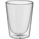 Clear Copo 10x6x6cm 280ml Borosilicato Transparente Parede Du