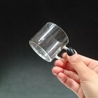 Clear Xícara Café 5x5x8cm 75ml Borosilicato Transparente 6 Pe