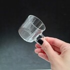 Clear Xícara Café 5x5x8cm 75ml Borosilicato Transparente 6 Pe