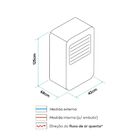 Climatizador 70 Litros Ventisol Cinza Cli70pro-02 Nac 220v 21