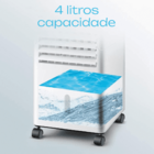 Climatizador De Ar Praxis Cp04-d Digital 64w Branco 220v