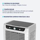 Climatizador Mondial Wind Pro 45l 230w Cl45l Branco Com Cinza