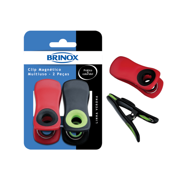 Clip Magnético Multiuso - Descomplica 7 X 3 Cm