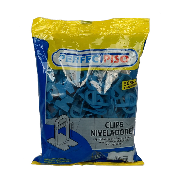 Clip Nivelador Piso 2.0mm (100 Un) - Perfectpiso