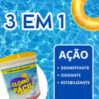 Cloro 3 Em 1 - Desinfetante Oxidante Estabilizante 2,5kg