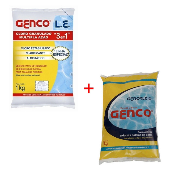 Cloro Granulado 1kg 3 Em 1 Gencalcio 1 Kg Elevador De Dureza Calcica Leroy Merlin