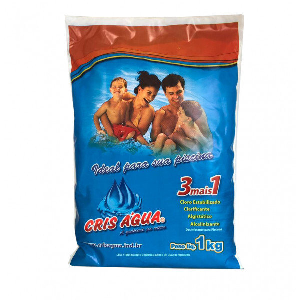 Cloro Granulado 1kg 3em1 Cris Água