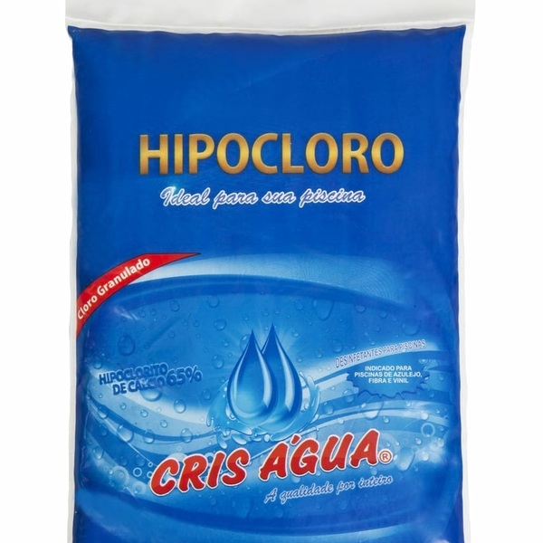 Cloro Granulado 1kg Hipoclorito Cris Água