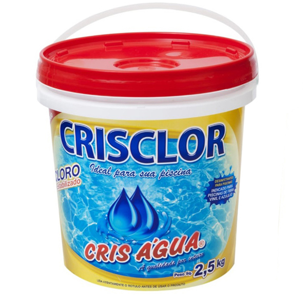 Cloro Granulado 2,5kg Dicloro Cris Água