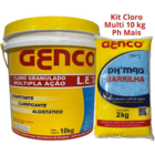 Cloro Multiação Granulado Dicloro 10 K + Ph Mais 02 Kg Genco