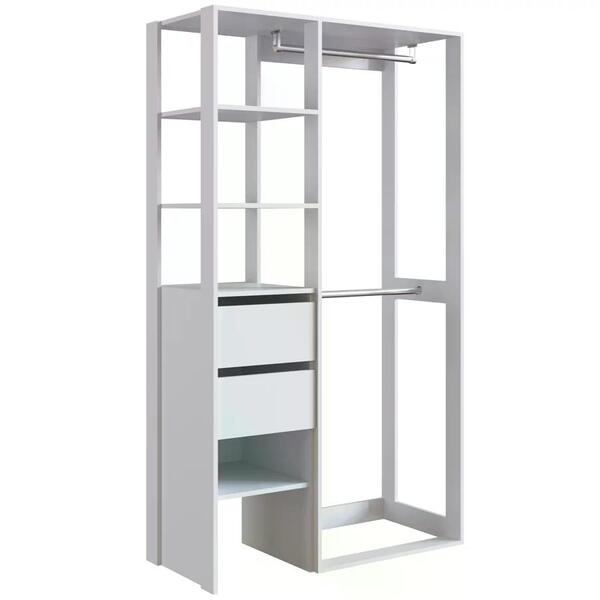 Closet 02 Gavetas Db002 Pp Milani Store