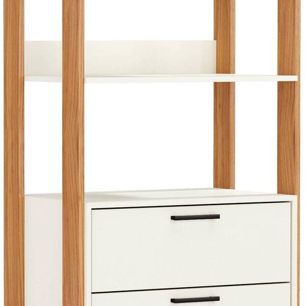 Closet 1 Cabideiro 4 Prateleiras Freijó/preto Fosco Tw402 - D